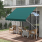 Outsunny Manual Retractable Canopy: 6.6&