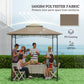 Outsunny BBQ Gazebo Canopy Replacement Roof, 5&