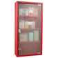 HOMCOM Wall Mount Medicine Cabinet Bathroom 4 Tier Shelves Steel Frame Glass Door Lockable 2 Keys | The Comfy Couch Canada