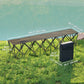 Outsunny Portable 6-Seater Folding Camping Chair, Team Bench Chair with Carry Bag for Soccer Football Team, No Assembly