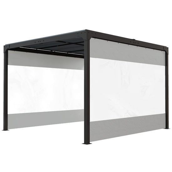 Outsunny Pergola Gazebo Curtains for 10&