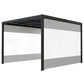 Outsunny Pergola Gazebo Curtains for 10&