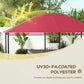 Outsunny Gazebo Replacement Canopy Top Cover 10&