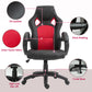 HOMCOM Ergonomic Gaming Chair, High Back, Swivel Office Chair with Wheels, Headrest, Tilt, Red | The Comfy Couch Canada