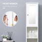 kleankin Tall Narrow Bathroom Cabinet: Freestanding Tower with Mirror, Adjustable Shelves & Space-Saving Design, White Elegant Unit | The Comfy Couch Canada