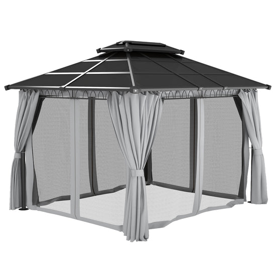 Outsunny Outdoor Hardtop Gazebo: 10&