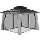 Outsunny Outdoor Hardtop Gazebo: 10&