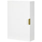 kleankin Bathroom Medicine Cabinet, Modern Wall Cabinet with Adjustable Shelves and Single Door for Laundry Room | The Comfy Couch Canada
