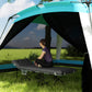 Outsunny 26.8" Wide Folding Bed, Camping Cot for Adults with Mattress, Carry Bag, Max Load 330 LBS, Dark Grey | The Comfy Couch Canada