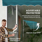 Outsunny Manual Retractable Canopy: 6.6&