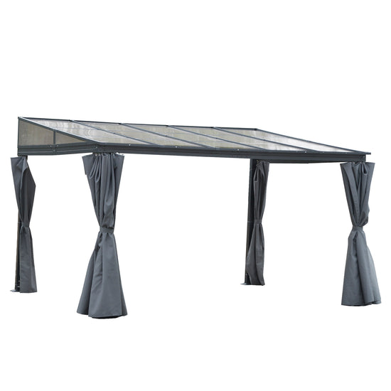 Outsunny Outdoor Hardtop Pergola 13&
