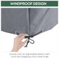 Outsunny 97" x 65" x 26" Weatherproof Outdoor Sectional Patio Furniture Cover w/ Ultimate Protection Grey | The Comfy Couch Canada