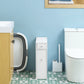 HOMCOM Compact Bathroom Storage Cabinet: White Space Saver, Toilet Paper Holder, Narrow Cabinet | The Comfy Couch Canada