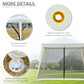 Outsunny 10x10ft Beige Party Tent with Netting - Outdoor Patio Canopy Gazebo for Sun Shade and Garden Shelter | The Comfy Couch Canada