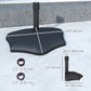 Outsunny Patio Umbrella Base, 26lbs Concrete Half Umbrella Stand, Patio Umbrella Stand for 1.5"/1.9" Umbrella Poles, Half Umbrella Base for Outdoor, Lawn, Poolside, Black | The Comfy Couch Canada