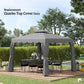 Outsunny Gazebo Replacement Canopy 9.8&