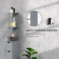 HOMCOM Space Saving Tall Bathroom Cabinet Grey Scrolled Cupboard Drawer Open Shelves Storage Design | The Comfy Couch Canada
