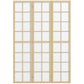 HOMCOM 3 Panel Room Divider, 5.6 ft Folding Wall Divider Room Partition for Home Office, Bedroom | The Comfy Couch Canada
