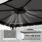 Outsunny Gazebo Replacement Canopy 9.8&
