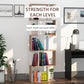 HOMCOM 5-Tier Modern Bookcase Display Shelf Storage Room Divider for Living Room Home Office White | The Comfy Couch Canada