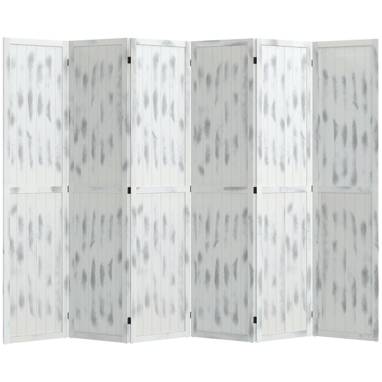 HOMCOM Screen Divider Room Divider Screen with Foldable Design for Indoor Bedroom Office 5.5&