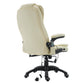 HOMCOM Massage Office Chairs Computer Executive Ergonomic Heated Vibrating Beige | The Comfy Couch Canada