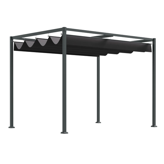 Outsunny Pergola Metal Gazebo 10&