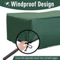 Outsunny Patio Furniture Cover Waterproof Outdoor Rattan Wicker UV Rain Protector Dark Green 83”x55” | The Comfy Couch Canada