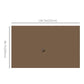 Outsunny Gazebo Curtain 10&