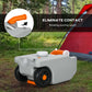 Outsunny 5.8 Gallon RV Waste Tank, Water Container with Collapsible Handle and Wheels, Portable Water Tank for Camping, Grey | The Comfy Couch Canada
