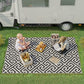 Outsunny Reversible Outdoor RV Rug, Patio Floor Mat, 5&