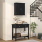 HOMCOM Wall Mount Over Toilet Bathroom Medicine Cabinet with Adjustable Shelves 2 Door Storage | The Comfy Couch Canada