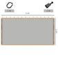 Outsunny Gazebo Mosquito Netting 10&