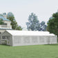 Outsunny 40x20ft Large Party Event Tent Outdoor Patio Gazebo Canopy with Sidewalls White | The Comfy Couch Canada