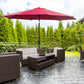 Outsunny Steel Frame Patio Umbrella: 10&