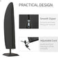 Outsunny Patio Umbrella Cover 87-Inch for Outdoor Offset Furniture Protector Black | The Comfy Couch Canada