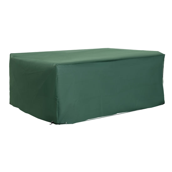 Outsunny Patio Furniture Cover Waterproof Outdoor Rattan Wicker UV Rain Protector Dark Green 83”x55” | The Comfy Couch Canada
