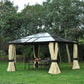 Outsunny 14 x 12ft Pop Up Gazebo, Aluminum Frame Canopy with Privacy Curtains & Mosquito Netting for Outdoor Parties | The Comfy Couch Canada