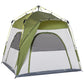Outsunny Automatic Camping Tent Instant Outdoor Easy Pop Up Portable Backpacking Dome Shelter 4 Person Green | The Comfy Couch Canada