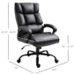 Vinsetto Ergonomic Office Chair Heavy Duty Tall Big Adjustable Height PU Leather Rocker Swivel Black | The Comfy Couch Canada