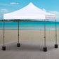 Outsunny Set of 4 Party Tent Canopy Weight Plate Kit Gazebo Pop Up Tent Anchor Base Weights Canopy Shelter Leg Weights | The Comfy Couch Canada