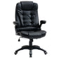 Vinsetto High Back Leather Executive Office Chair Adjustable Swivel Computer Desk Chair with Wheels Armrest Height Black | The Comfy Couch Canada