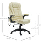 HOMCOM Massage Office Chairs Computer Executive Ergonomic Heated Vibrating Beige | The Comfy Couch Canada