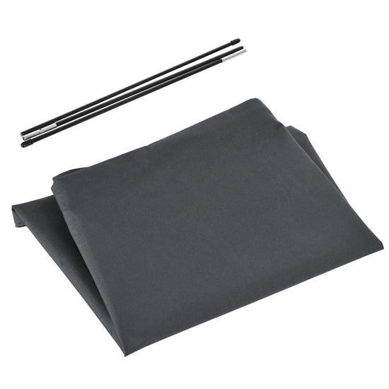 Outsunny Waterproof Patio Umbrella Cover, 300D Banana Parasol Protector with Zipper for Outdoor Garden, Patio, Dark Grey | The Comfy Couch Canada