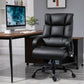 Vinsetto Ergonomic Office Chair Heavy Duty Tall Big Adjustable Height PU Leather Rocker Swivel Black | The Comfy Couch Canada