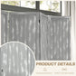 HOMCOM Screen Divider Room Divider Screen with Foldable Design for Indoor Bedroom Office 5.5&