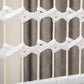 HOMCOM 6-Panel Folding Room Separator: Portable Privacy Screen, Wave Fiber Room Partition for Home Office, White | The Comfy Couch Canada