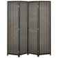 HOMCOM Bamboo Bliss: 4-Panel 6ft Tall Folding Bamboo Room Divider, Indoor Privacy Screen for Bedroom, Office, Brown Finish | The Comfy Couch Canada