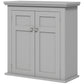 kleankin Bathroom Bliss: Modern Wall Cabinet with Adjustable Shelves, 2 Doors for Laundry Room Storage | The Comfy Couch Canada