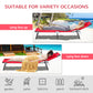 Outsunny Adjustable Sun Lounger with Reading Hole Folding Outdoor Recliner Seat for Beach Camping Red | The Comfy Couch Canada
